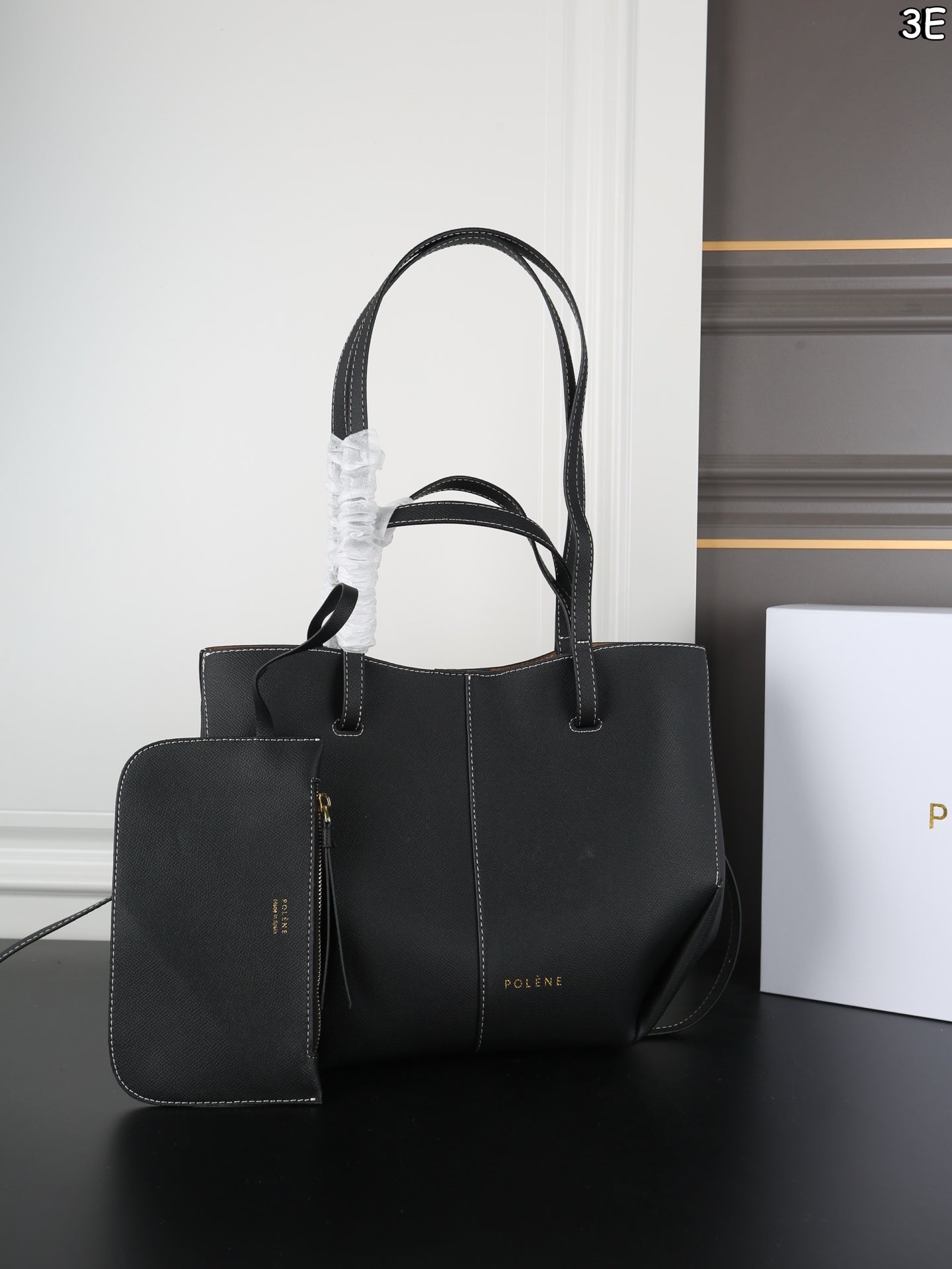 Polène Foldable Cowhide Tote Bag – Autumn/Winter Collection
