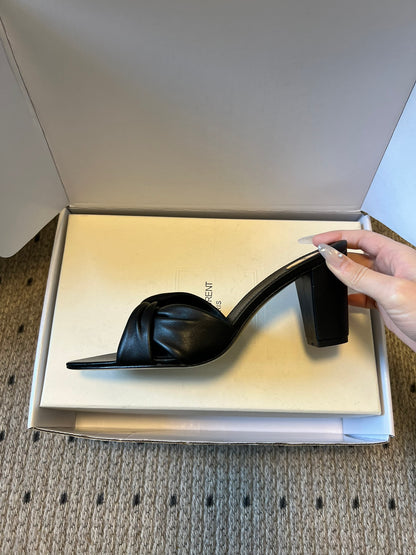 Saint Laurent Knotted Leather Mules – 26SS