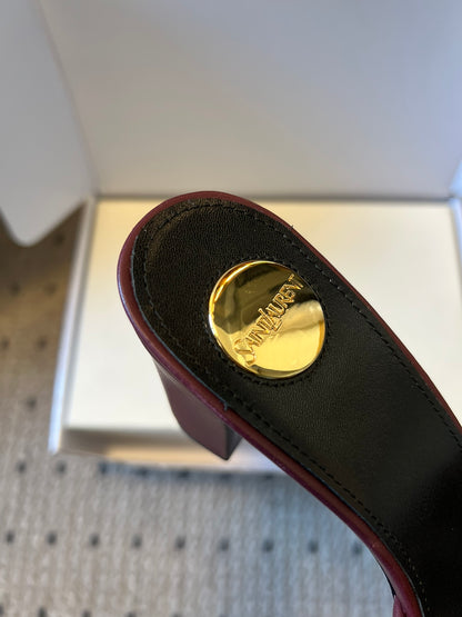 Saint Laurent Knotted Leather Mules – 26SS