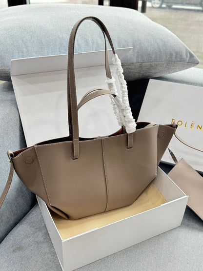 Polène Large Cowhide Tote Bag – Autumn/Winter Collection