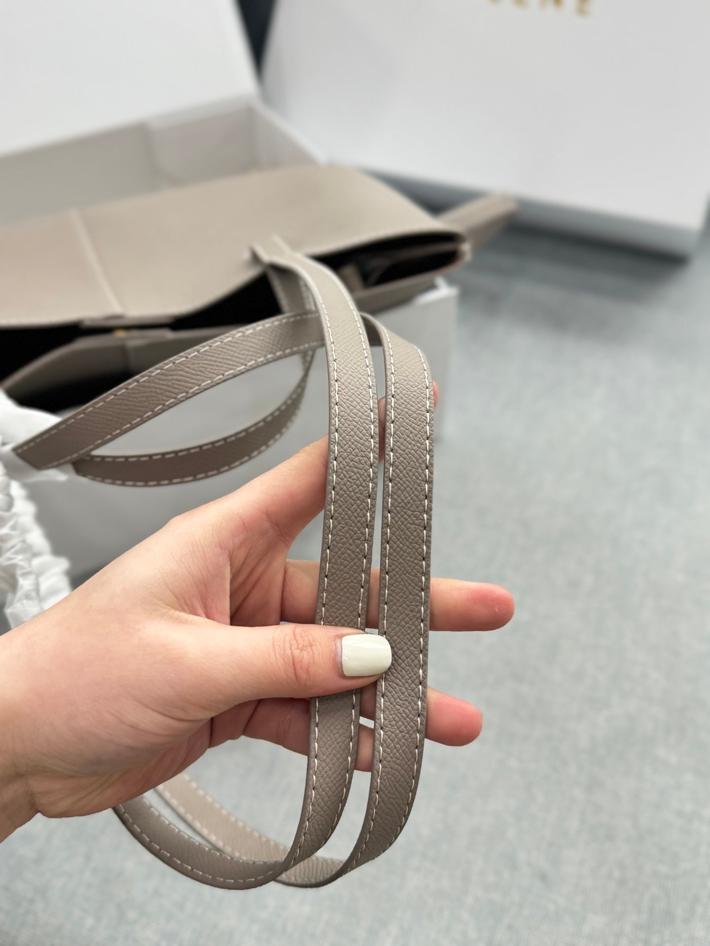 Polène Large Cowhide Tote Bag – Autumn/Winter Collection