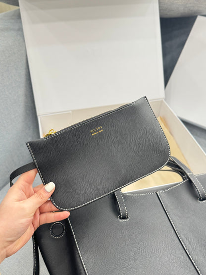 Polène Large Cowhide Tote Bag – Autumn/Winter Collection