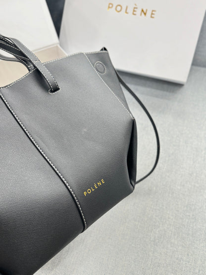 Polène Large Cowhide Tote Bag – Autumn/Winter Collection