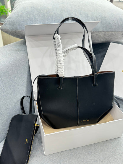 Polène Large Cowhide Tote Bag – Autumn/Winter Collection