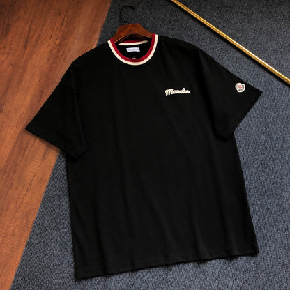 Moncler Embroidered Logo Crewneck T-Shirt – 2026SS