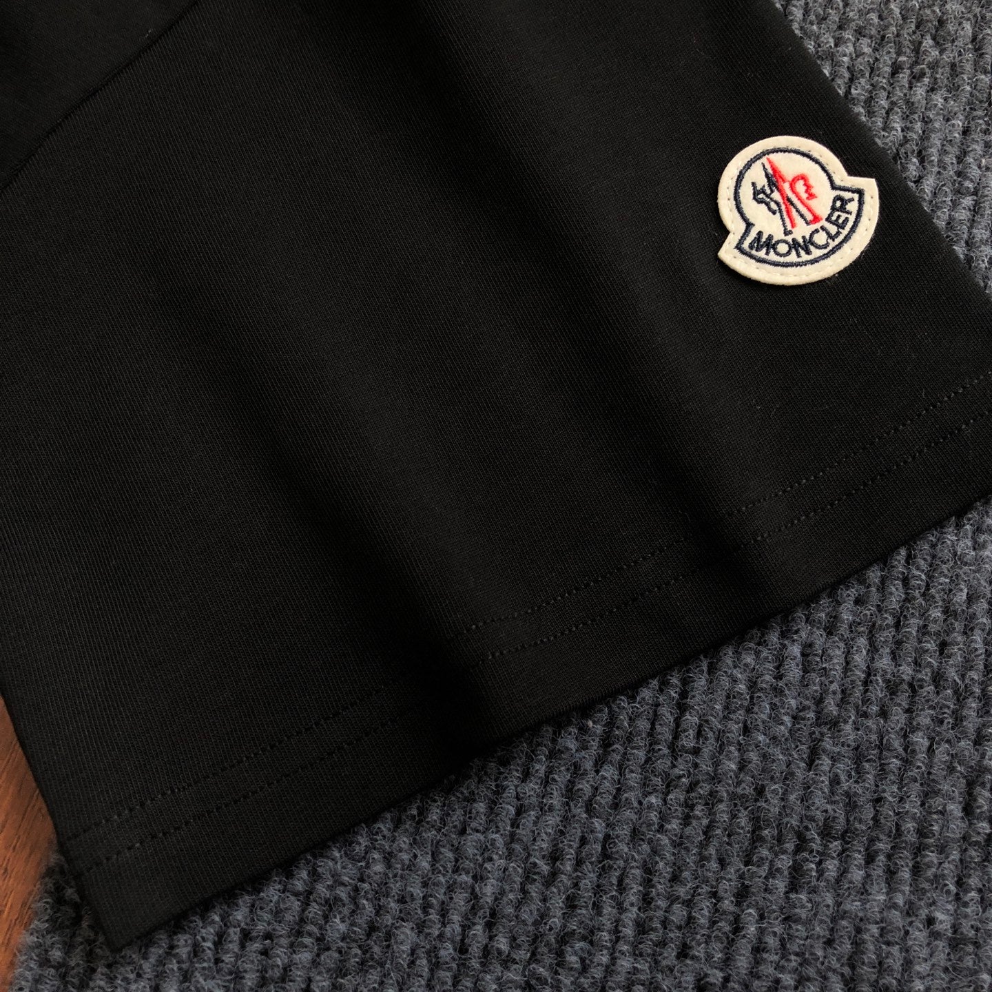 Moncler Embroidered Logo Crewneck T-Shirt – 2026SS