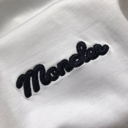 Moncler Embroidered Logo Crewneck T-Shirt – 2026SS