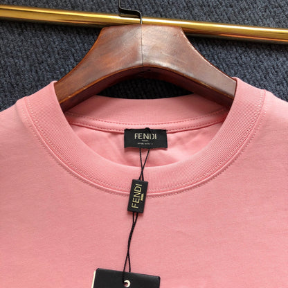 Fendi Letter Embroidery Crewneck T-Shirt – 2026SS