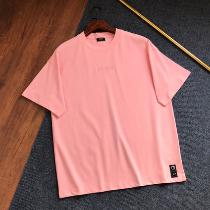 Fendi Letter Embroidery Crewneck T-Shirt – 2026SS