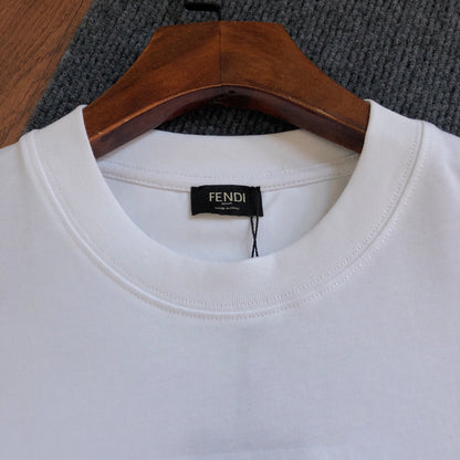 Fendi Letter Embroidery Crewneck T-Shirt – 2026SS