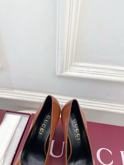 Gucci Signora Horsebit Chunky Heel Pumps – 2026 Spring/Summer Collection