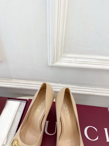 Gucci Signora Horsebit Chunky Heel Pumps – 2026 Spring/Summer Collection
