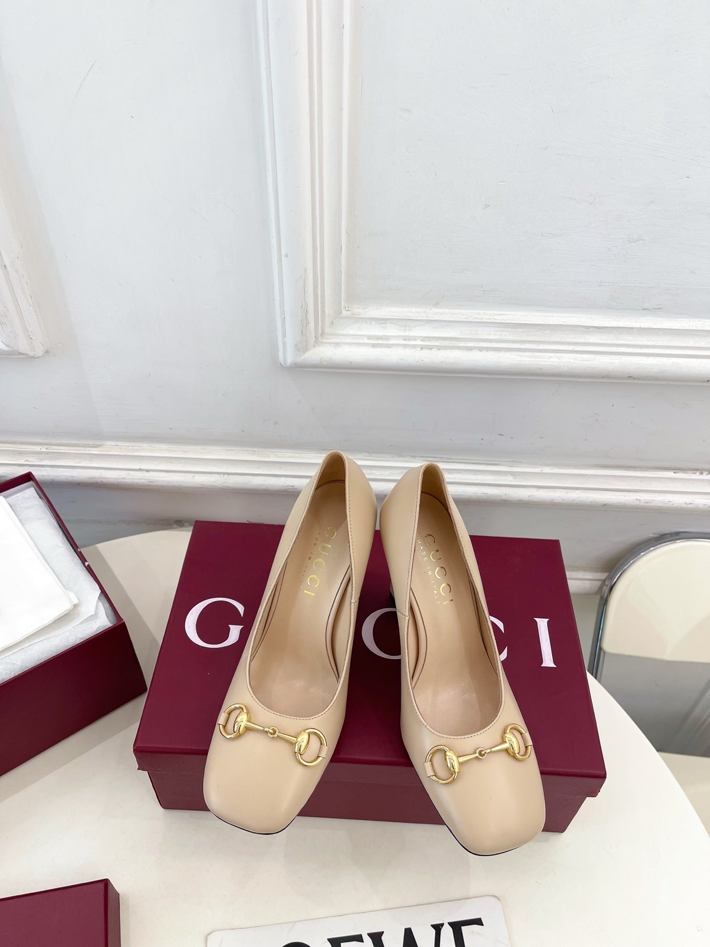 Gucci Signora Horsebit Chunky Heel Pumps – 2026 Spring/Summer Collection