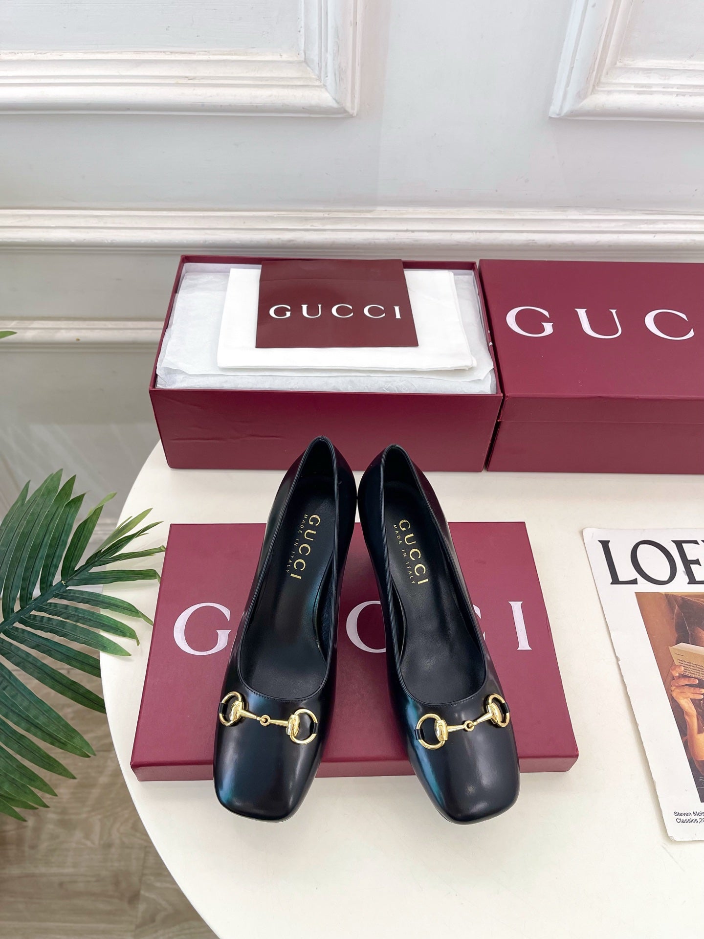 Gucci Signora Horsebit Chunky Heel Pumps – 2026 Spring/Summer Collection