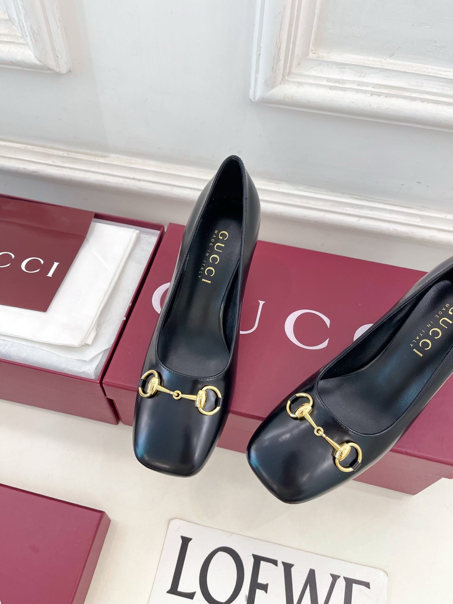 Gucci Signora Horsebit Chunky Heel Pumps – 2026 Spring/Summer Collection