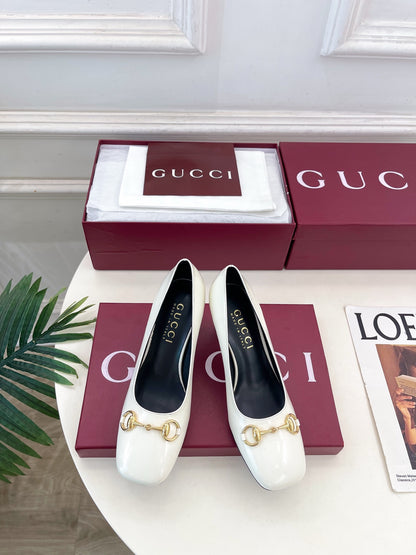 Gucci Signora Horsebit Chunky Heel Pumps – 2026 Spring/Summer Collection
