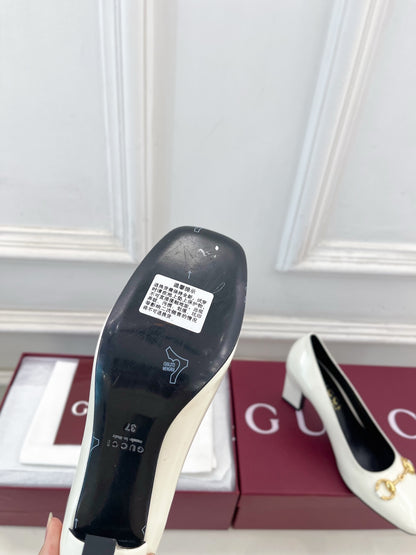 Gucci Signora Horsebit Chunky Heel Pumps – 2026 Spring/Summer Collection