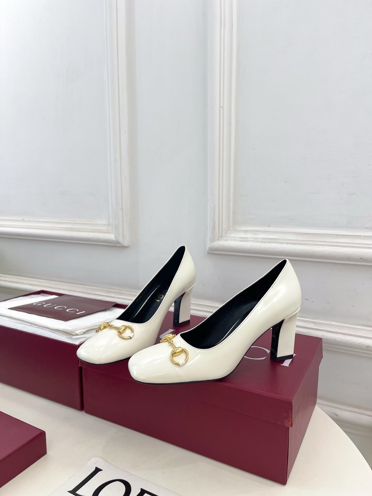 Gucci Signora Horsebit Chunky Heel Pumps – 2026 Spring/Summer Collection