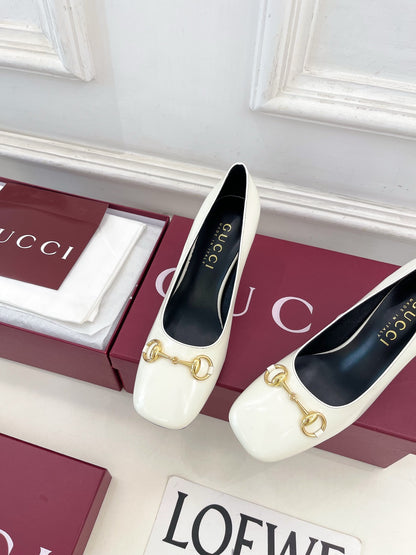 Gucci Signora Horsebit Chunky Heel Pumps – 2026 Spring/Summer Collection