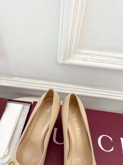 Gucci Signora Horsebit Chunky Heel Pumps – 2026 Spring/Summer Collection