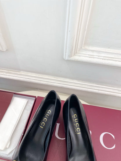 Gucci Signora Horsebit Chunky Heel Pumps – 2026 Spring/Summer Collection