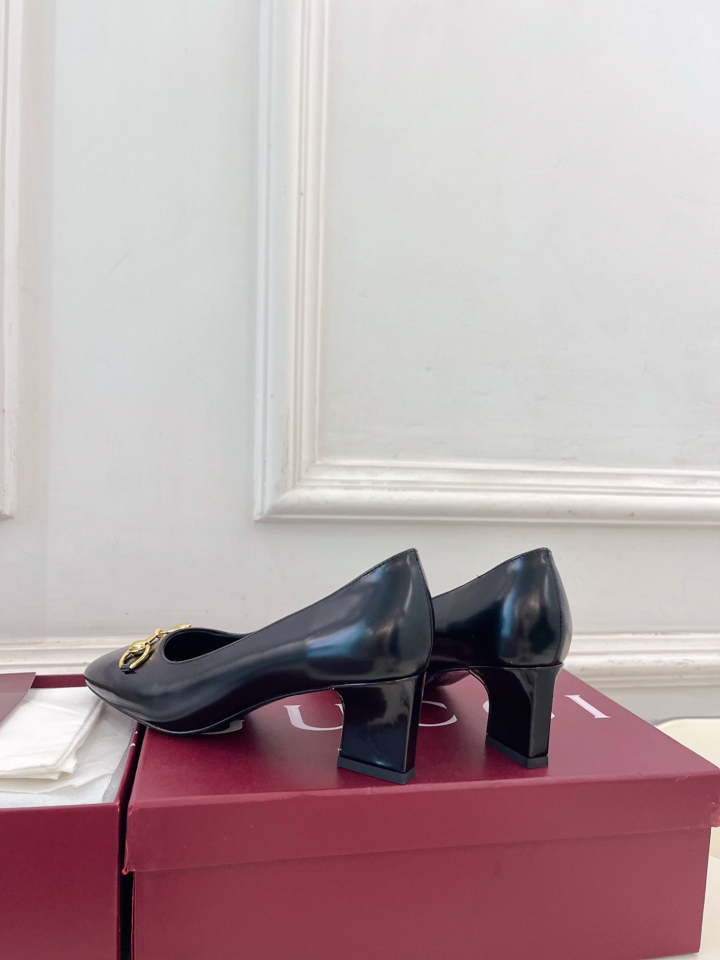 Gucci Signora Horsebit Chunky Heel Pumps – 2026 Spring/Summer Collection