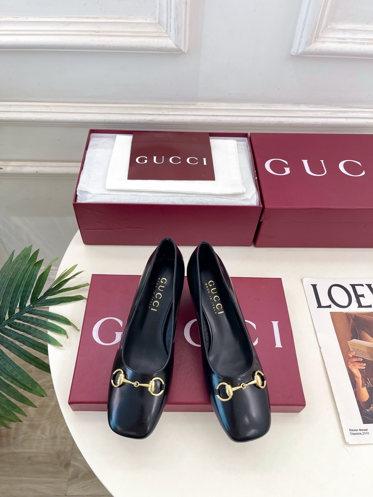 Gucci Signora Horsebit Chunky Heel Pumps – 2026 Spring/Summer Collection
