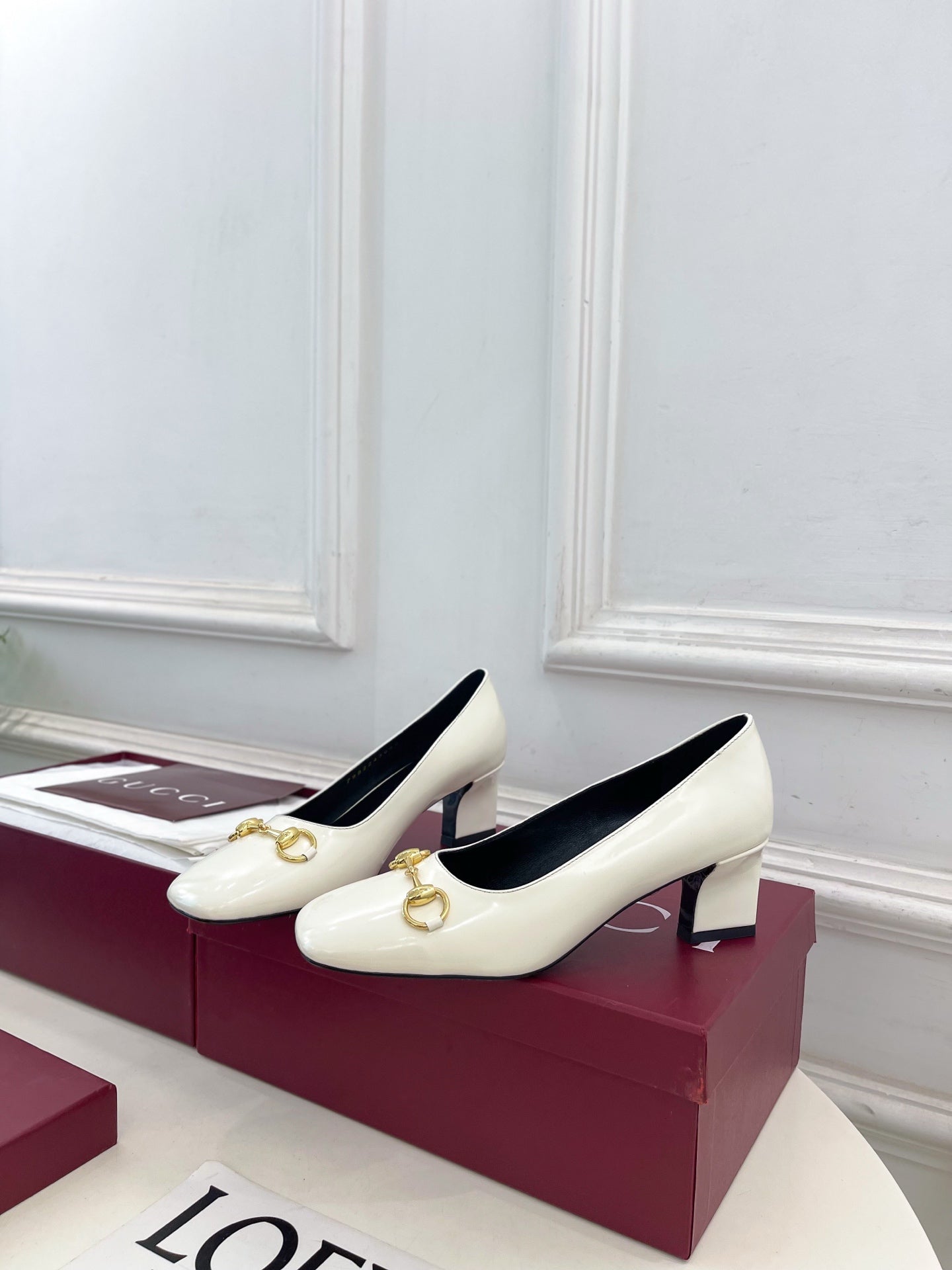 Gucci Signora Horsebit Chunky Heel Pumps – 2026 Spring/Summer Collection