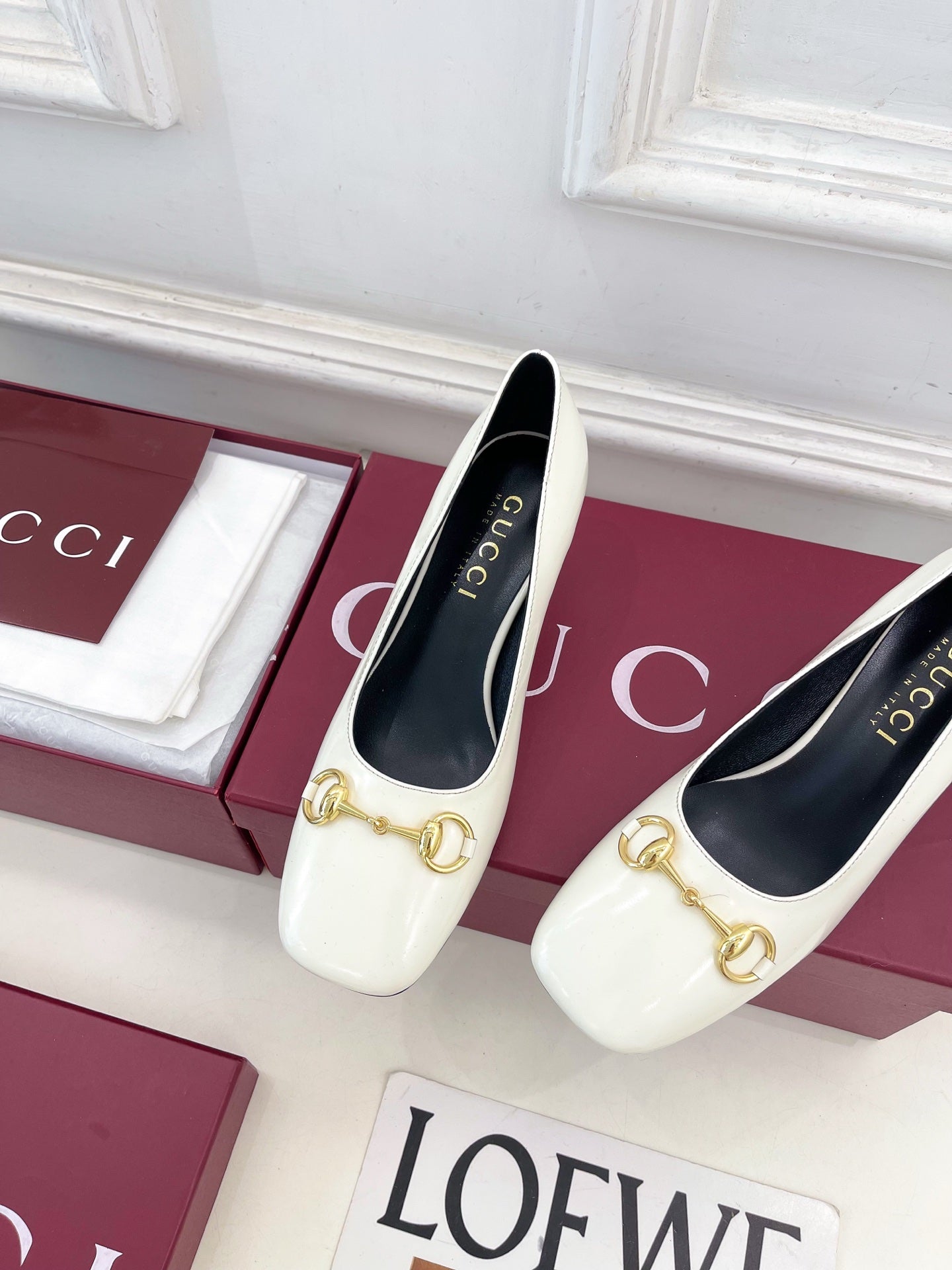 Gucci Signora Horsebit Chunky Heel Pumps – 2026 Spring/Summer Collection