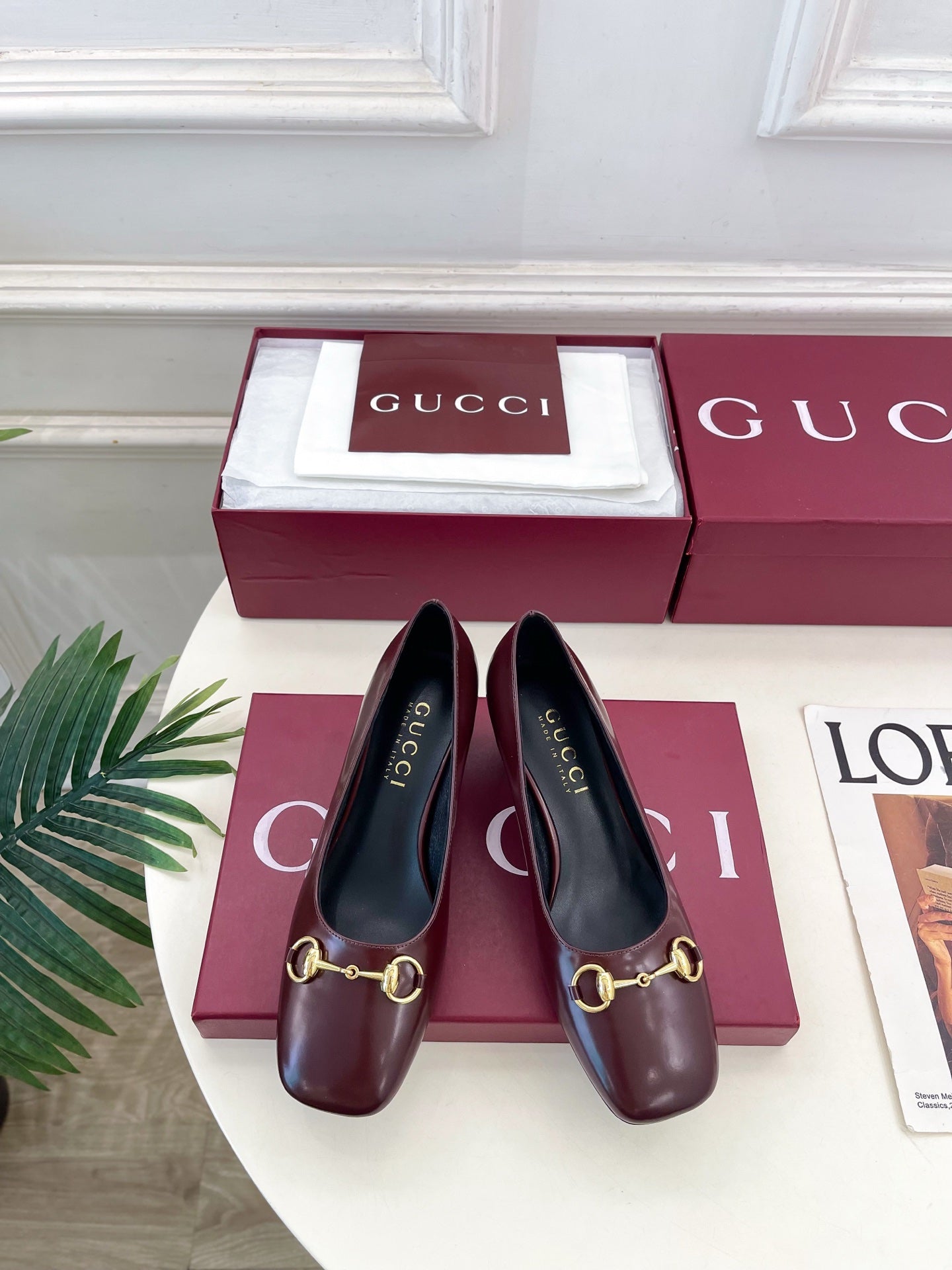 Gucci Signora Horsebit Chunky Heel Pumps – 2026 Spring/Summer Collection