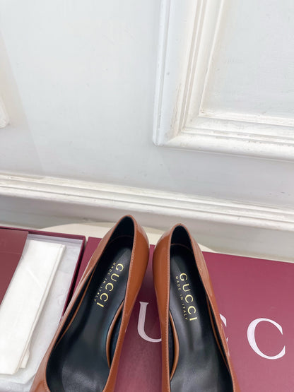 Gucci Signora Horsebit Chunky Heel Pumps – 2026 Spring/Summer Collection