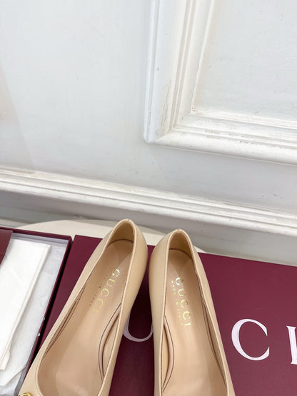 Gucci Signora Horsebit Chunky Heel Pumps – 2026 Spring/Summer Collection