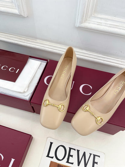 Gucci Signora Horsebit Chunky Heel Pumps – 2026 Spring/Summer Collection