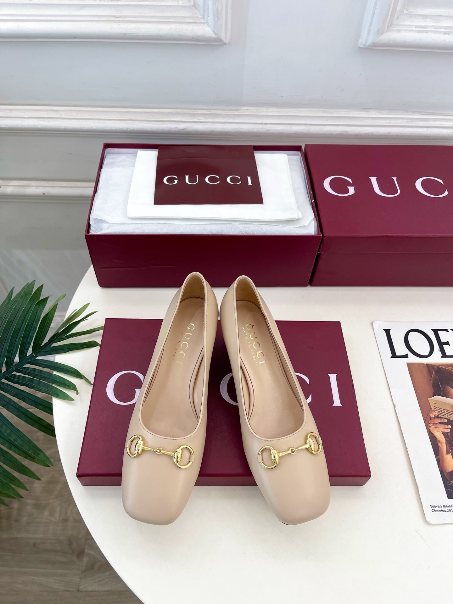 Gucci Signora Horsebit Chunky Heel Pumps – 2026 Spring/Summer Collection