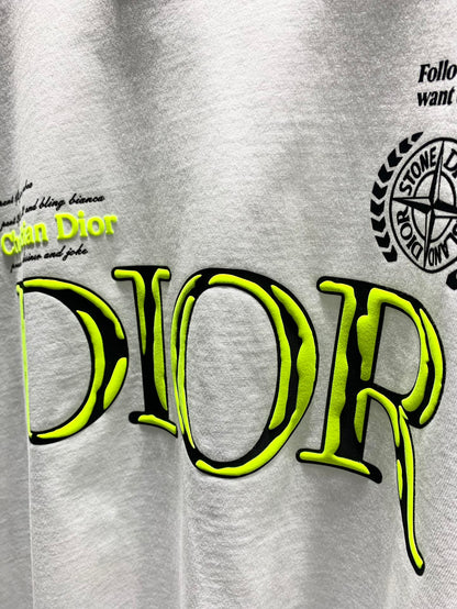 Dior 3D Rubber Logo Collaboration T-Shirt