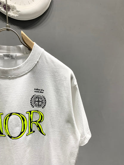 Dior 3D Rubber Logo Collaboration T-Shirt