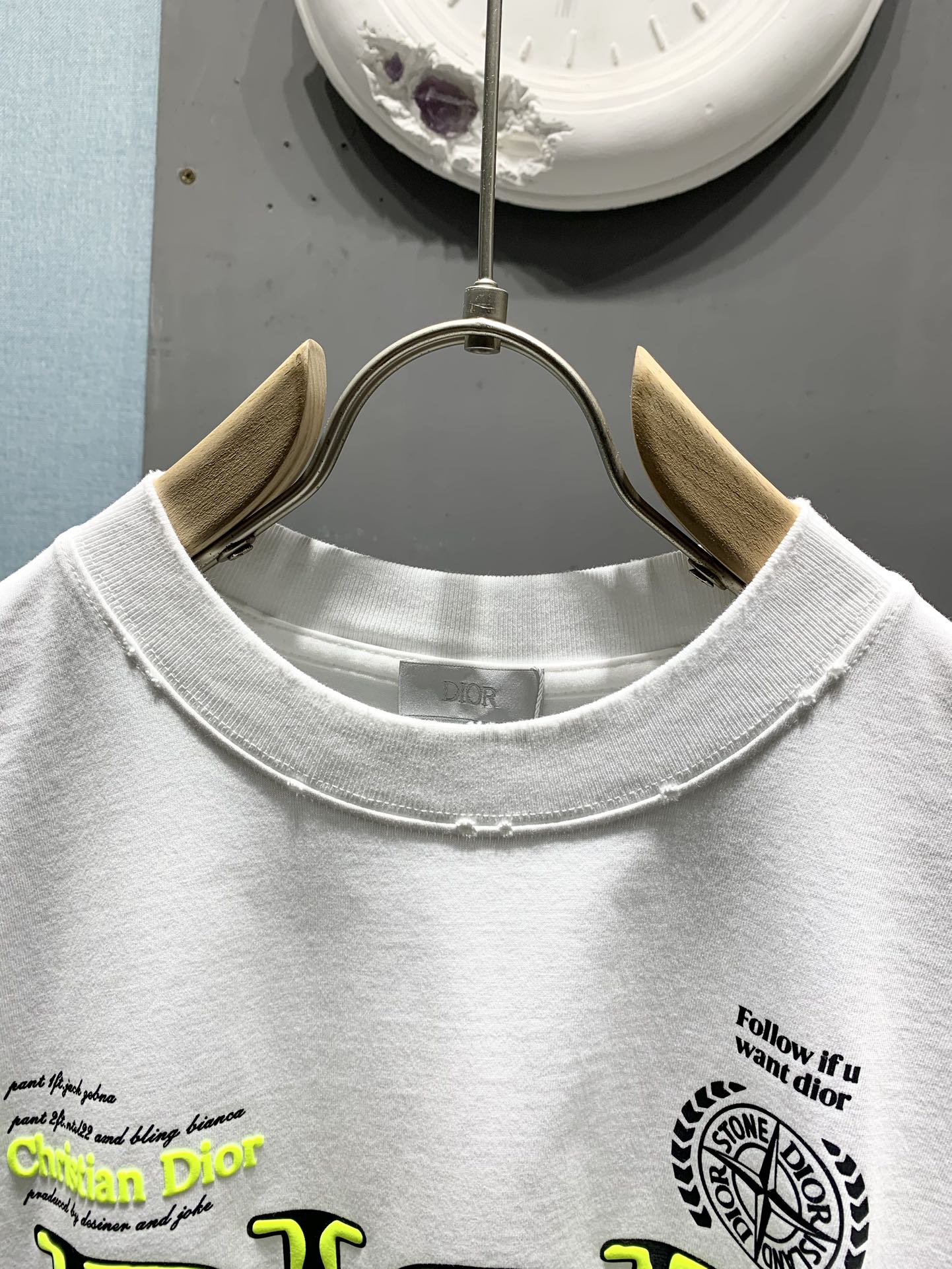Dior 3D Rubber Logo Collaboration T-Shirt
