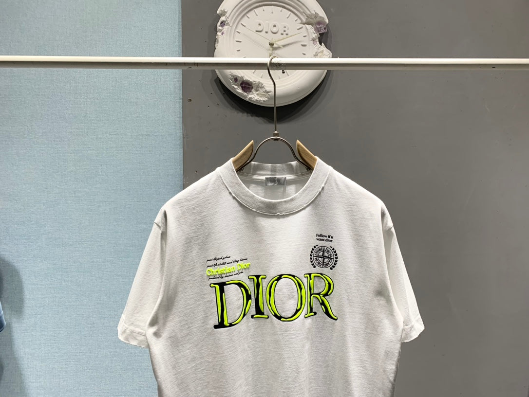 Dior 3D Rubber Logo Collaboration T-Shirt