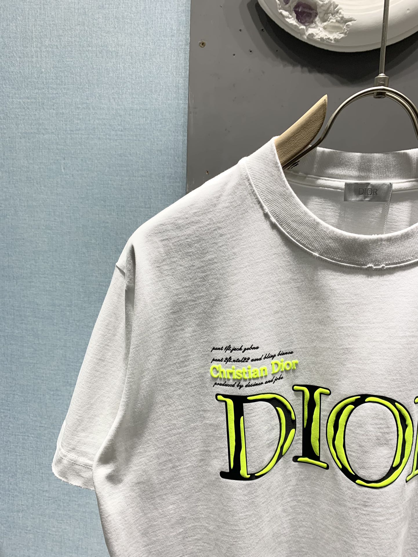 Dior 3D Rubber Logo Collaboration T-Shirt