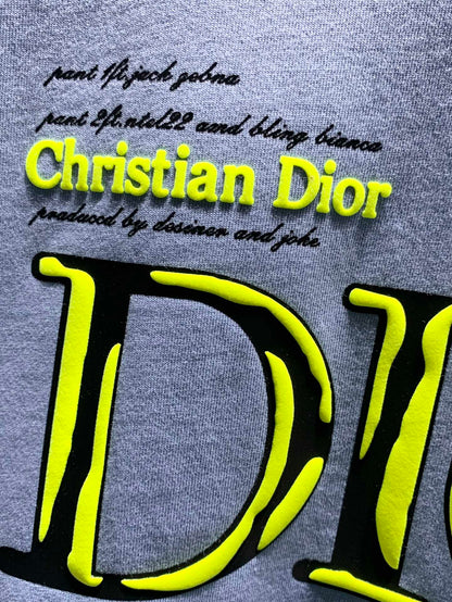 Dior 3D Rubber Logo Collaboration T-Shirt
