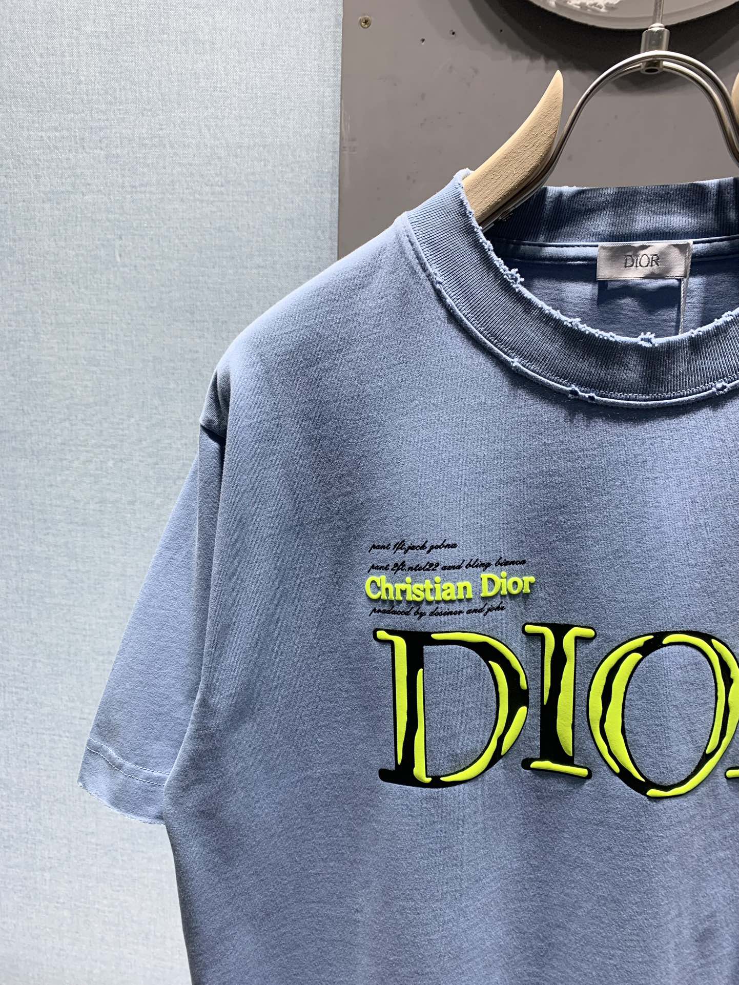 Dior 3D Rubber Logo Collaboration T-Shirt