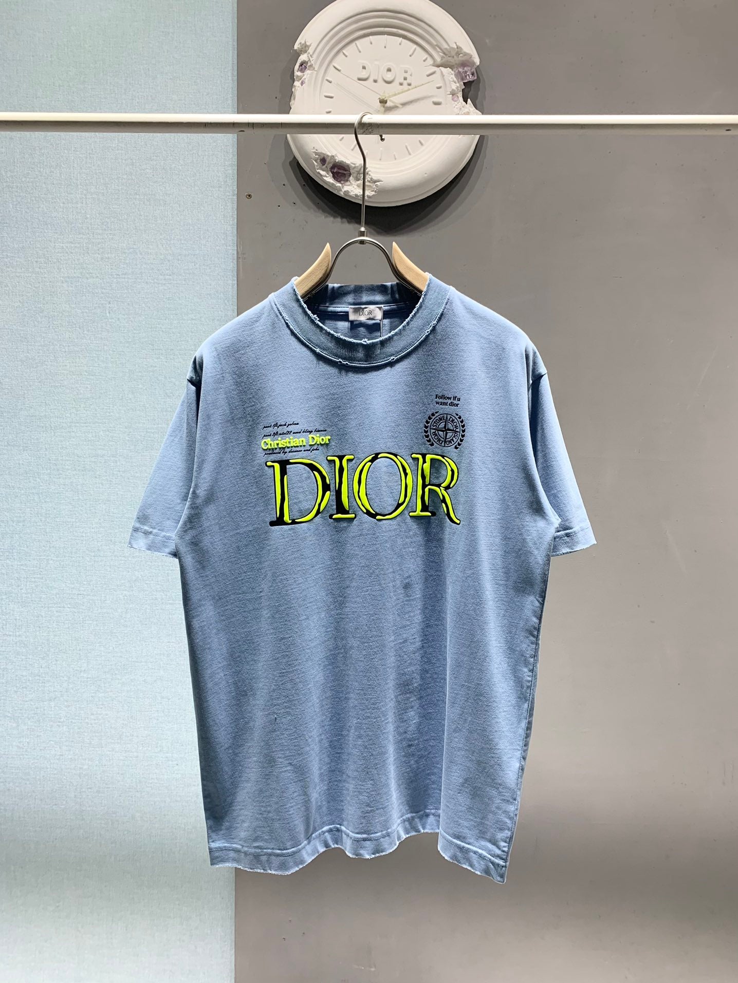 Dior 3D Rubber Logo Collaboration T-Shirt