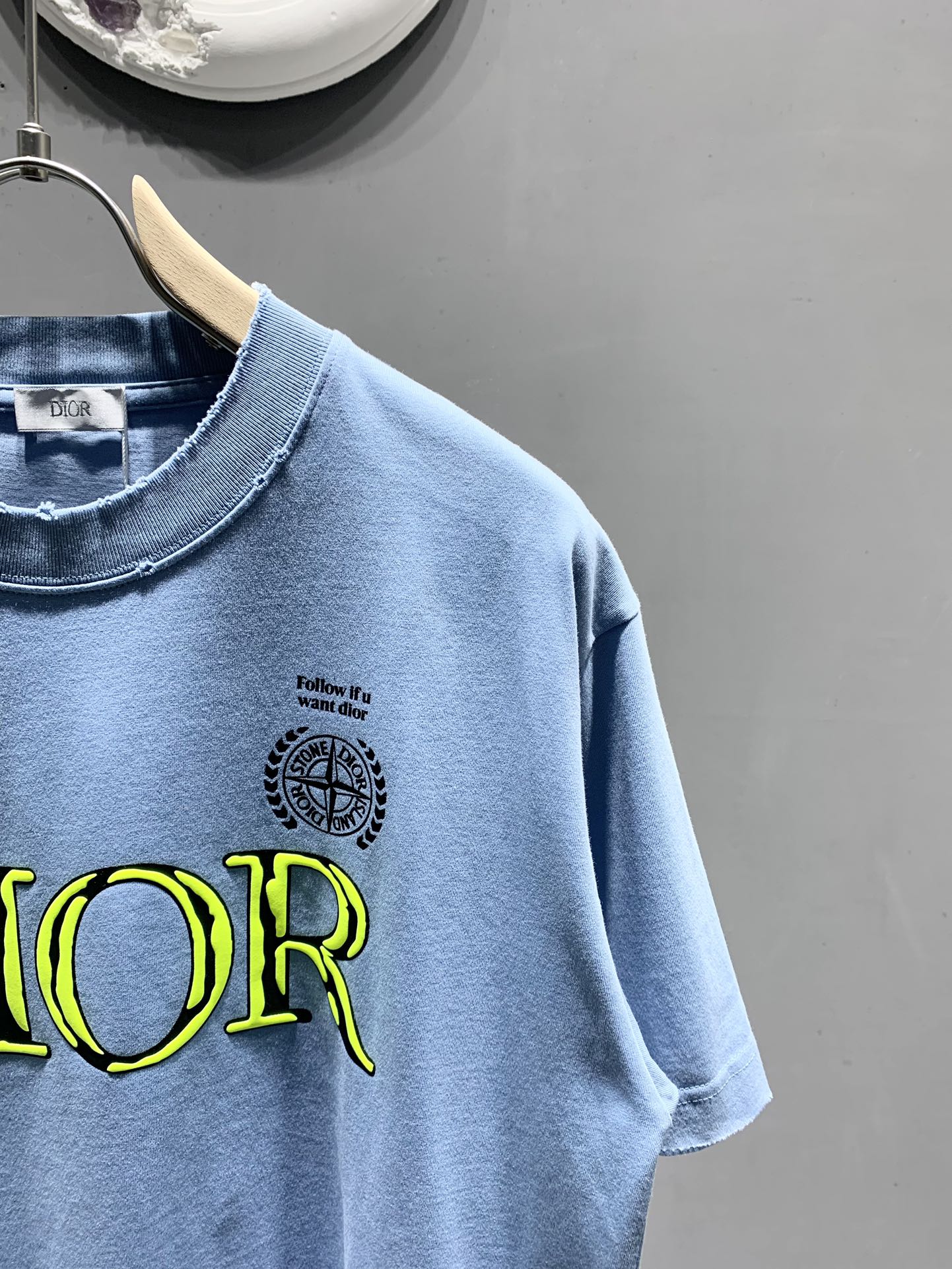 Dior 3D Rubber Logo Collaboration T-Shirt