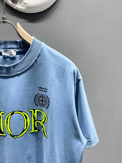 Dior 3D Rubber Logo Collaboration T-Shirt