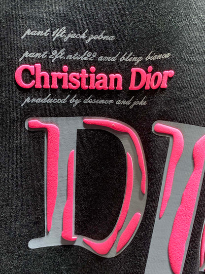 Dior 3D Rubber Logo Collaboration T-Shirt