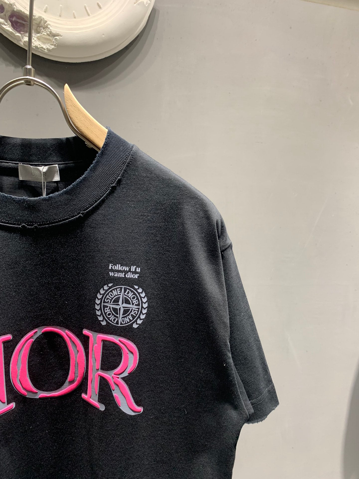 Dior 3D Rubber Logo Collaboration T-Shirt
