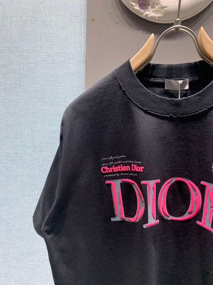 Dior 3D Rubber Logo Collaboration T-Shirt