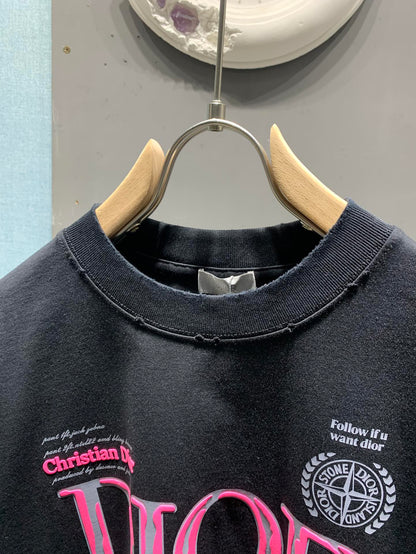 Dior 3D Rubber Logo Collaboration T-Shirt