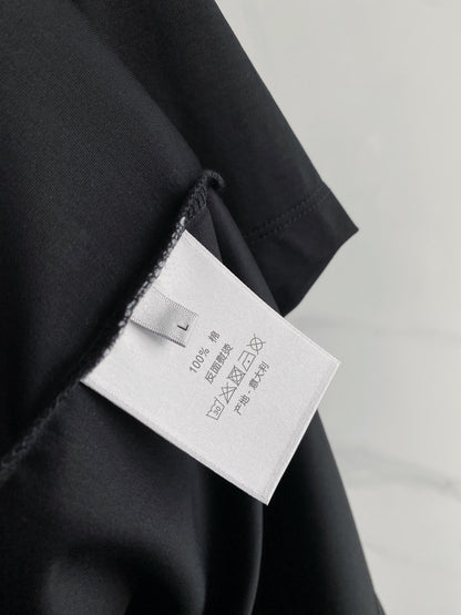 Dior Logo Mercerized Cotton T-Shirt – 2025 Spring/Summer Collection