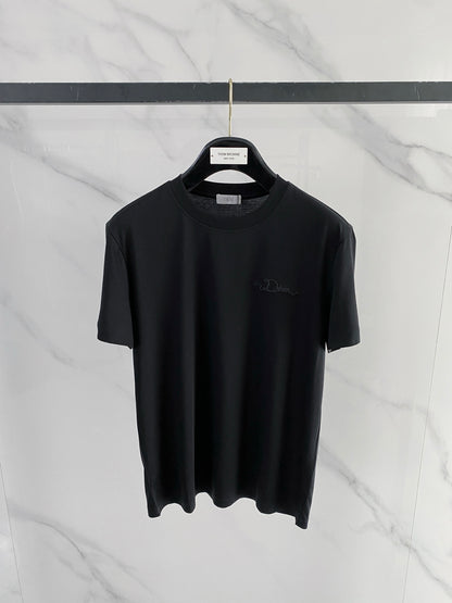 Dior Logo Mercerized Cotton T-Shirt – 2025 Spring/Summer Collection